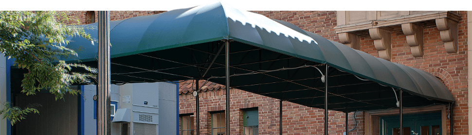 Custom Walkway 90-degree Canopy Sacramento Memorial Auditorium