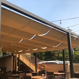 slide-on-wire canopies