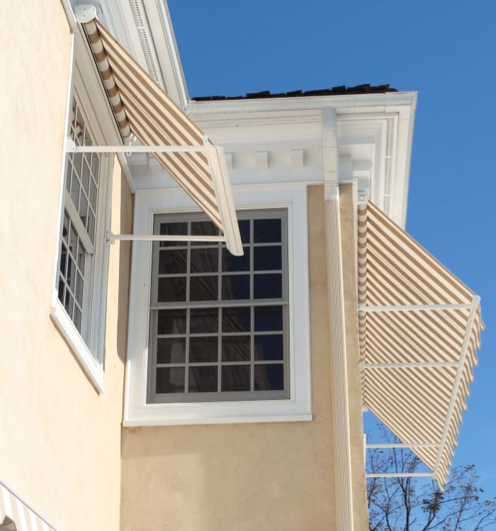 Topaz Window Awnings, side view.